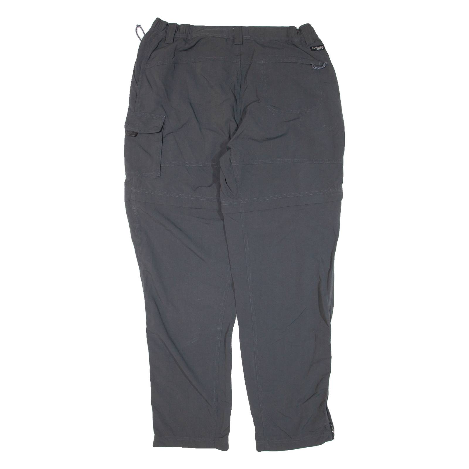 COLUMBIA Womens Trousers Grey Relaxed Tapered Nylon W30 L30