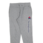 CHAMPION Mens Joggers Grey XS W28 L28 Cotton Blend Regular Tapered Fit Logo