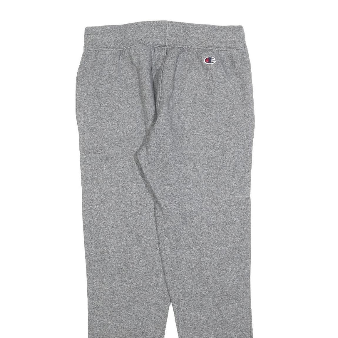 CHAMPION Mens Joggers Grey XS W28 L28 Cotton Blend Regular Tapered Fit Logo