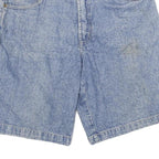 MCNEAL Mens Shorts Blue Denim XL W34 Cotton Blend Casual Classic Fit