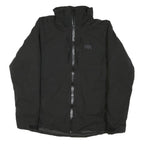 HELLY HANSEN Womens Black Outdoor Jacket L Polyester Blend Zip Plain Lightweight