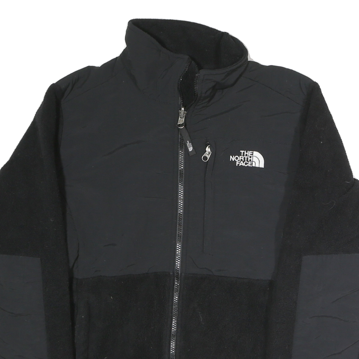 THE NORTH FACE Womens Black Outdoor Jacket M Polyester Zip Fleece