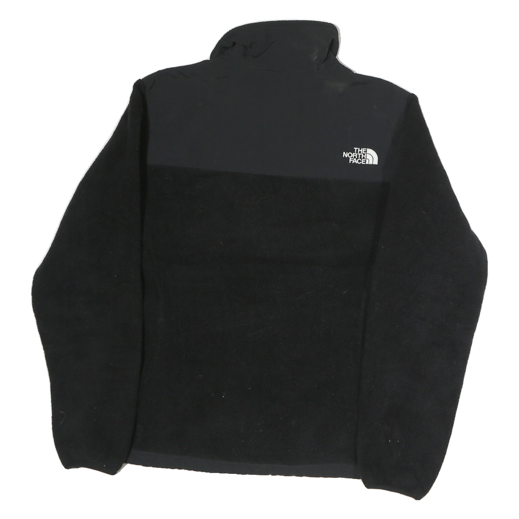 THE NORTH FACE Womens Black Outdoor Jacket M Polyester Zip Fleece