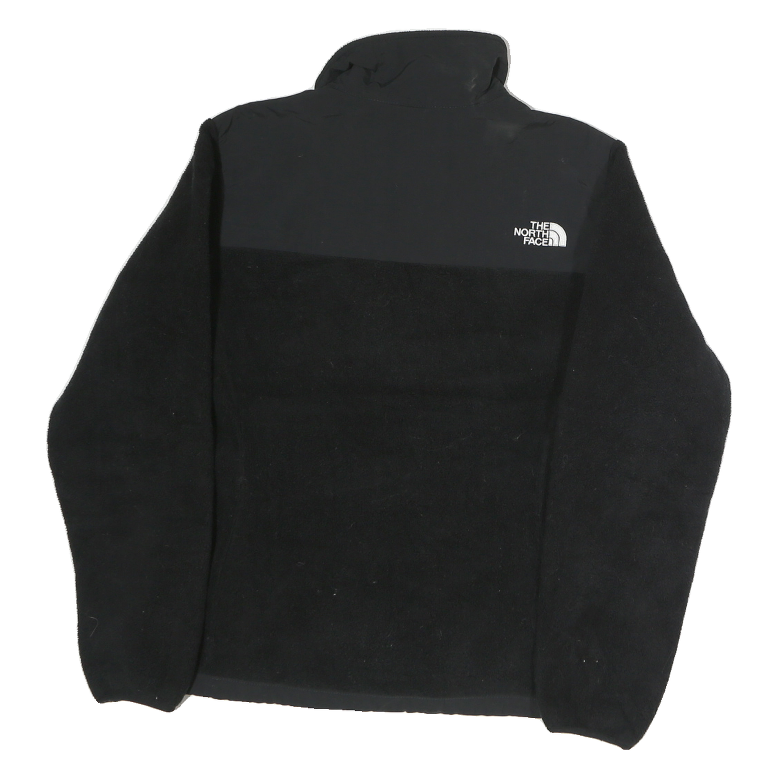 THE NORTH FACE Womens Black Outdoor Jacket M Polyester Zip Fleece