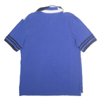 TOMMY HILFIGER Mens Blue & White Striped Classic Heritage XL Polo Shirt Cotton