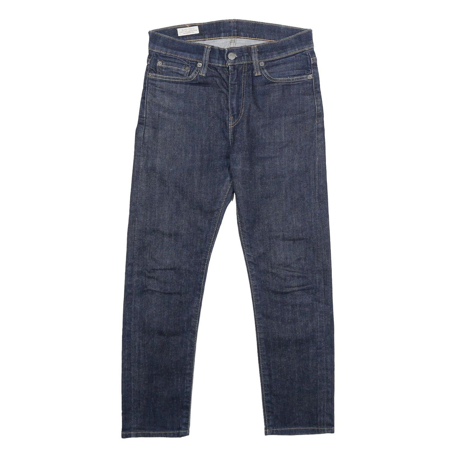 LEVI'S 510 BIG E Mens Slim Blue Denim Raw Jeans W28 L25 Zip Closure