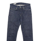 LEVI'S 510 BIG E Mens Slim Blue Denim Raw Jeans W28 L25 Zip Closure