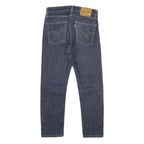 LEVI'S 510 BIG E Mens Slim Blue Denim Raw Jeans W28 L25 Zip Closure