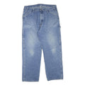 DICKIES Mens Jeans Blue Regular Straight Denim Medium W38 L30 Workwear