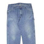 DICKIES Mens Jeans Blue Regular Straight Denim Medium W38 L30 Workwear