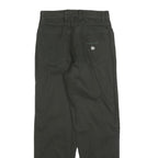 COUNTRY LIFE Womens Black Cotton Blend Regular Tapered Trousers W26 L28