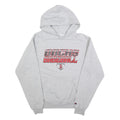 CHAMPION Mens Grey BBCHS Baseball Pullover Hoodie M Cotton Blend Casual