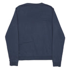 NIKE Mens Blue Crew Neck M Sweatshirt Cotton Blend Casual Sportswear