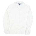 TOMMY HILFIGER Womens White Shirt M Classic Button Long Sleeve Casual Cotton