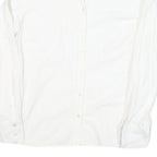 TOMMY HILFIGER Womens White Shirt M Classic Button Long Sleeve Casual Cotton