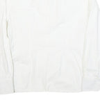 TOMMY HILFIGER Womens White Shirt M Classic Button Long Sleeve Casual Cotton