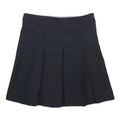 TOMMY HILFIGER Girls Navy Pleated Knee Length Polyester Skirt 8Y School Uniform