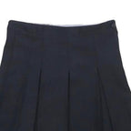 TOMMY HILFIGER Girls Navy Pleated Knee Length Polyester Skirt 8Y School Uniform