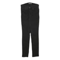 LEVI'S Womens Black Slim Skinny Denim Medium W24 L28 Cotton Blend Zip Jeans