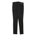 LEVI'S Womens Black Slim Skinny Denim Medium W24 L28 Cotton Blend Zip Jeans