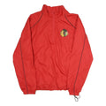 NHL Mens Red Jacket XL Polyester Plain Zip Up Lightweight Sportswear