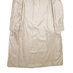 CLAUDE HAVREY Womens Beige Long Sleeve Button Jacket L Polyester Plain Elegant