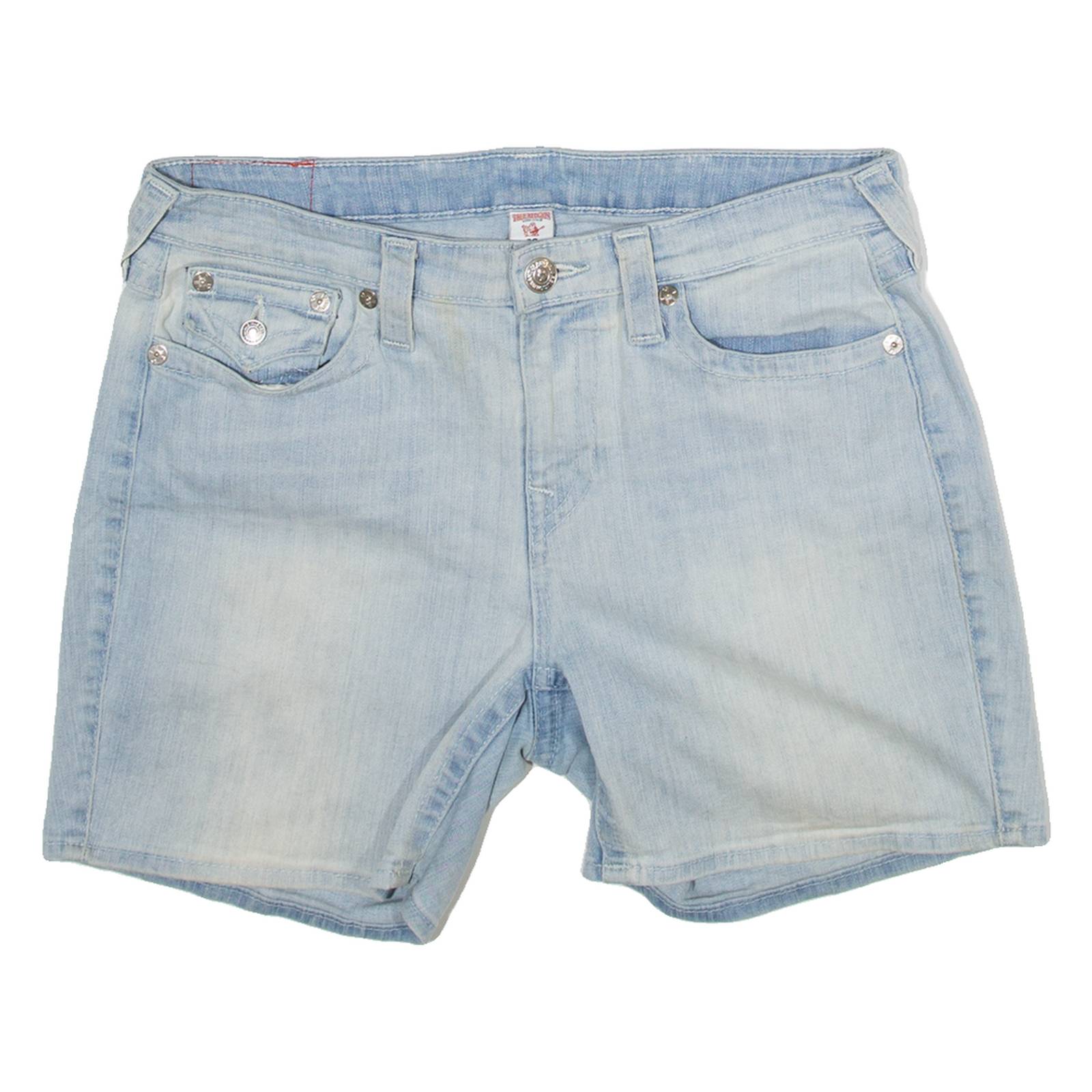TRUE RELIGION Womens Denim Shorts Blue M W32