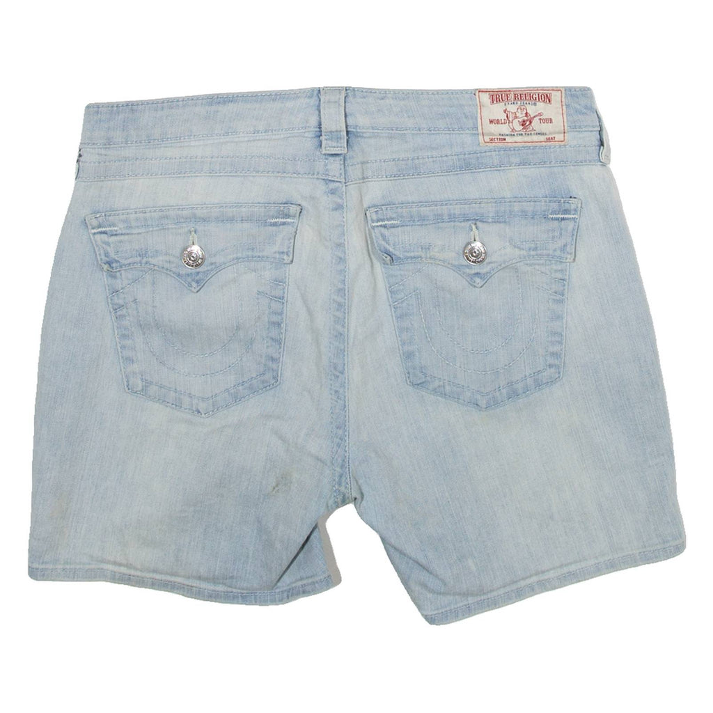 TRUE RELIGION Womens Denim Shorts Blue M W32