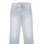 LEVI'S 511 Slim Mens Jeans Blue Denim Light W27 L32 Slim Fit Zip