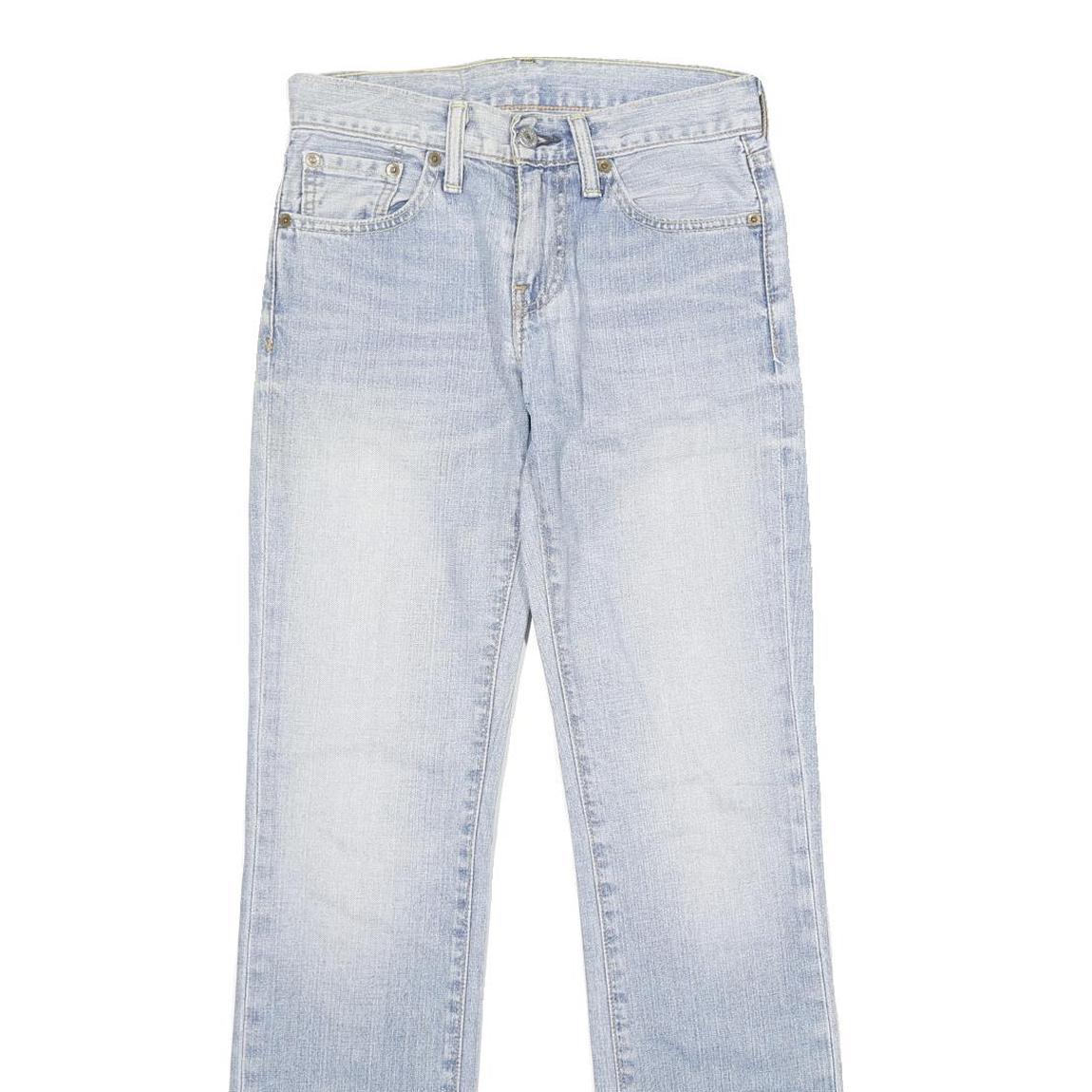 LEVI'S 511 Slim Mens Jeans Blue Denim Light W27 L32 Slim Fit Zip