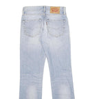 LEVI'S 511 Slim Mens Jeans Blue Denim Light W27 L32 Slim Fit Zip