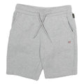 NAPAPIJRI Mens Shorts Grey Casual Cotton Blend S W28 Drawstring Pockets