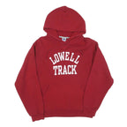 RUSSELL ATHLETIC Mens Red Lowell Track Pullover Hoodie S Cotton Casual