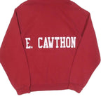 RUSSELL ATHLETIC Mens Red Lowell Track Pullover Hoodie S Cotton Casual