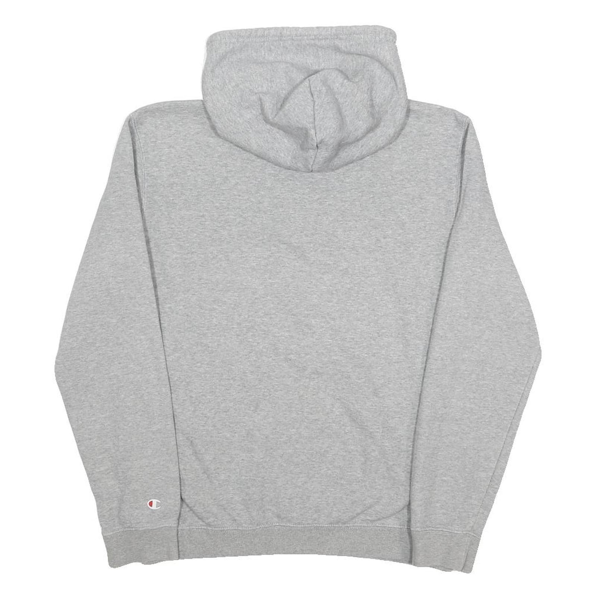 CHAMPION Womens Grey Pullover Hoodie S Cotton Blend Casual Sweatshirt