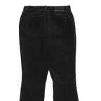 LAUREN RALPH LAUREN Womens Cotton Blend Black Regular Flared Trousers W27 L27