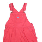 OSH KOSH Womens Red Cotton Blend Dungarees Loose Fit XL W36 L6 Frayed Hem Pocket