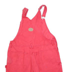 OSH KOSH Womens Red Cotton Blend Dungarees Loose Fit XL W36 L6 Frayed Hem Pocket