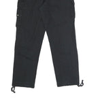 BDG Womens Cotton Blend Black Regular Fit Cargo Trousers W35 L34 Casual Utility