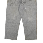 ROUGH Mens Regular Fit Blue Denim Jeans W36 L25 Workwear Zip Closure