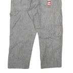 ROUGH Mens Regular Fit Blue Denim Jeans W36 L25 Workwear Zip Closure