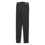 LEVI'S 721 Womens Jeans Black Slim Skinny Denim Medium W25 L30 Classic Style