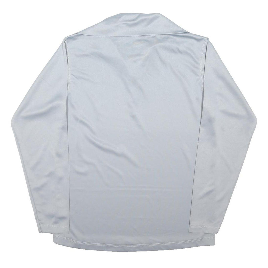 REGATTA Mens Grey 1/4 Zip L Sweatshirt Polyester Blend Outdoor Activewear