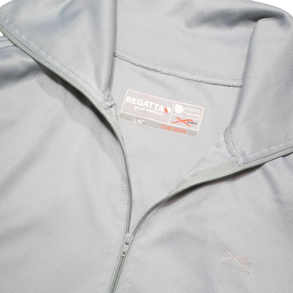 REGATTA Mens Grey 1/4 Zip L Sweatshirt Polyester Blend Outdoor Activewear