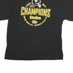 Mens Black Steelers Champions Graphic T-Shirt XL Short Sleeve Crew Neck Super