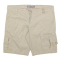 DICKIES Womens Beige Cargo Cotton Blend Shorts XL W38 Practical Pockets