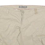 DICKIES Womens Beige Cargo Cotton Blend Shorts XL W38 Practical Pockets