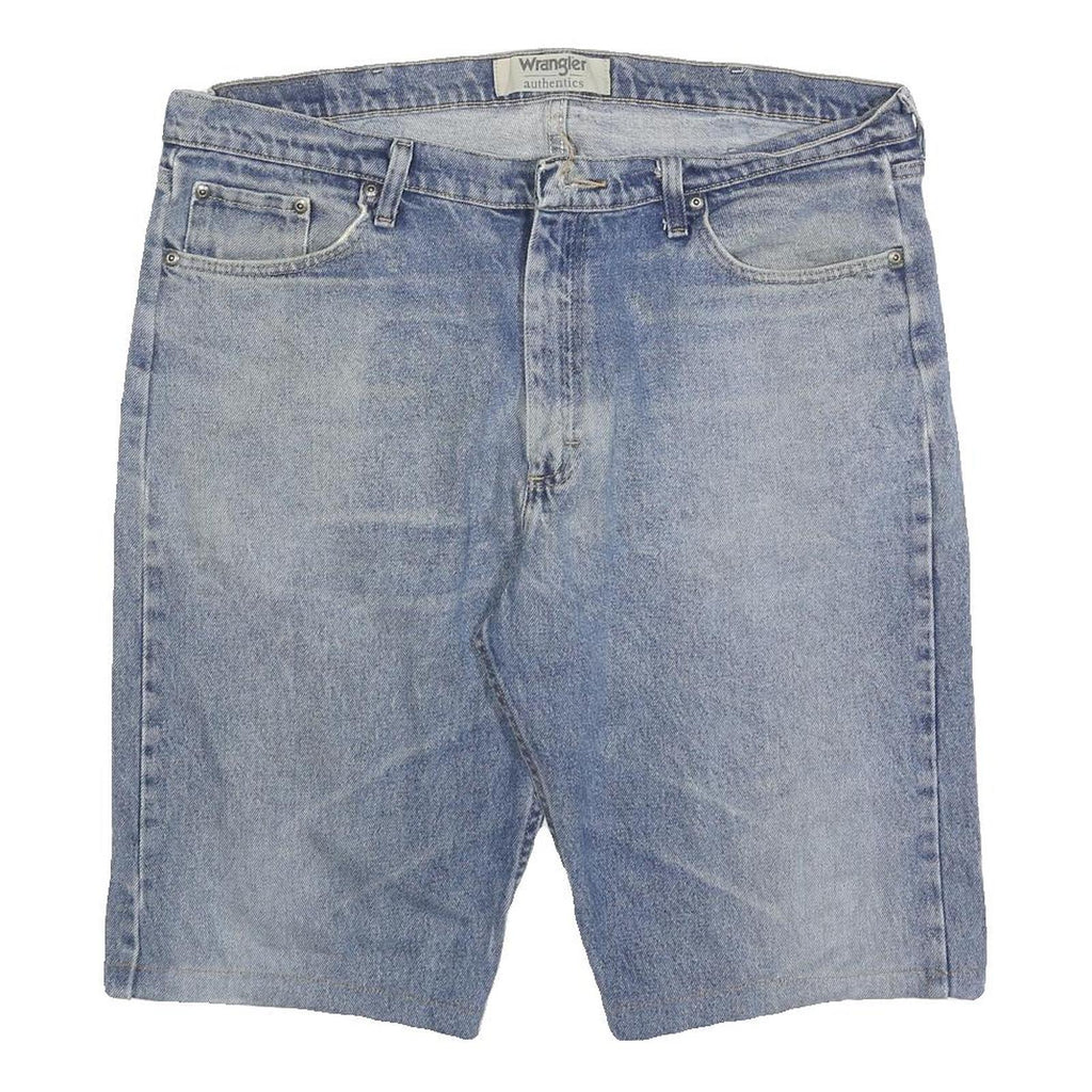 WRANGLER Mens Denim Blue Casual Shorts XL W38 Cotton Blend Classic Fit