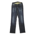 IXS Womens Blue Denim Regular Fit Straight Leg Cotton Blend Medium Wash W28 L34