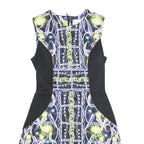 PETER PILOTTO Womens Black & Multicolour Sleeveless Day Polyester Blend Dress UK